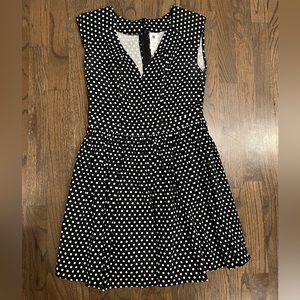 Polka dot mini dress